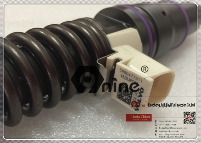 Balck Color  Diesel Injectors ,  Truck Injectors 20584345 0